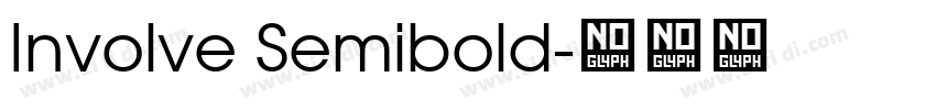 Involve Semibold字体转换